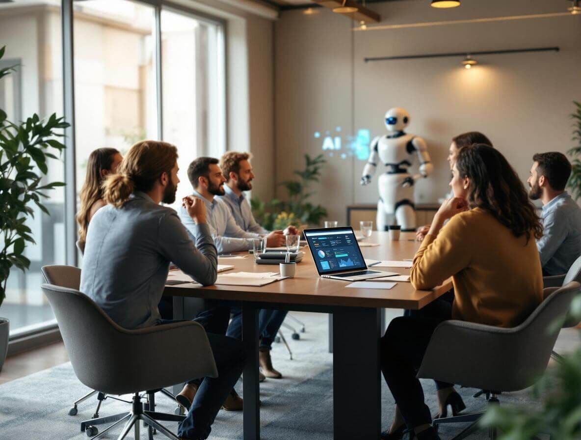 Blog cover for AI in mid-sized businesses: Between hype and reality